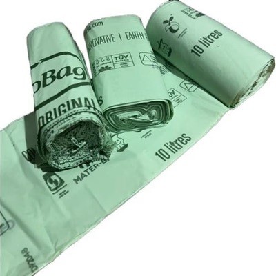 Bio sáček do koše 16l/10ks 40x40cm, zelené kompost.15mi Bio sáček do koše 16l/10ks 40x40cm, zelené kompost.15mi - Úklidové a ochranné pomůcky Obalový materiál Sáčky do koše 16l - 35l